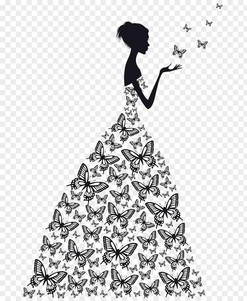 Butterfly Bride Stock Photography Royalty-free Illustration PNG