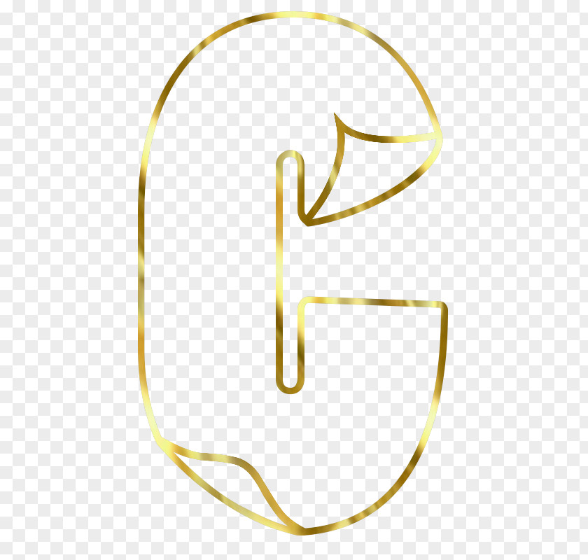 Gold Alphabet Letter Symbol PNG