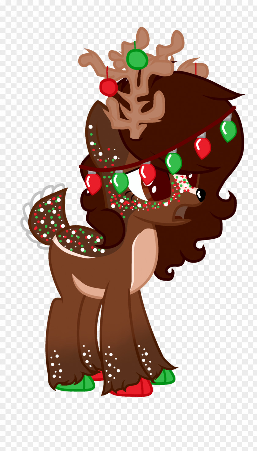 Reindeer Lebkuchen Christmas Ornament Chocolate PNG