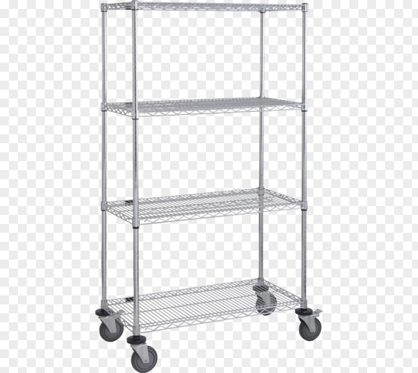 Store Shelf Wire Shelving Business Chrome Plating Steel PNG