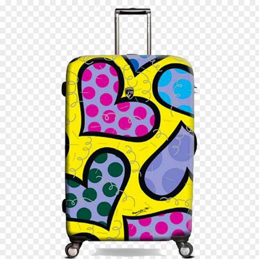 Suitcase Hand Luggage Baggage Travel Handbag PNG