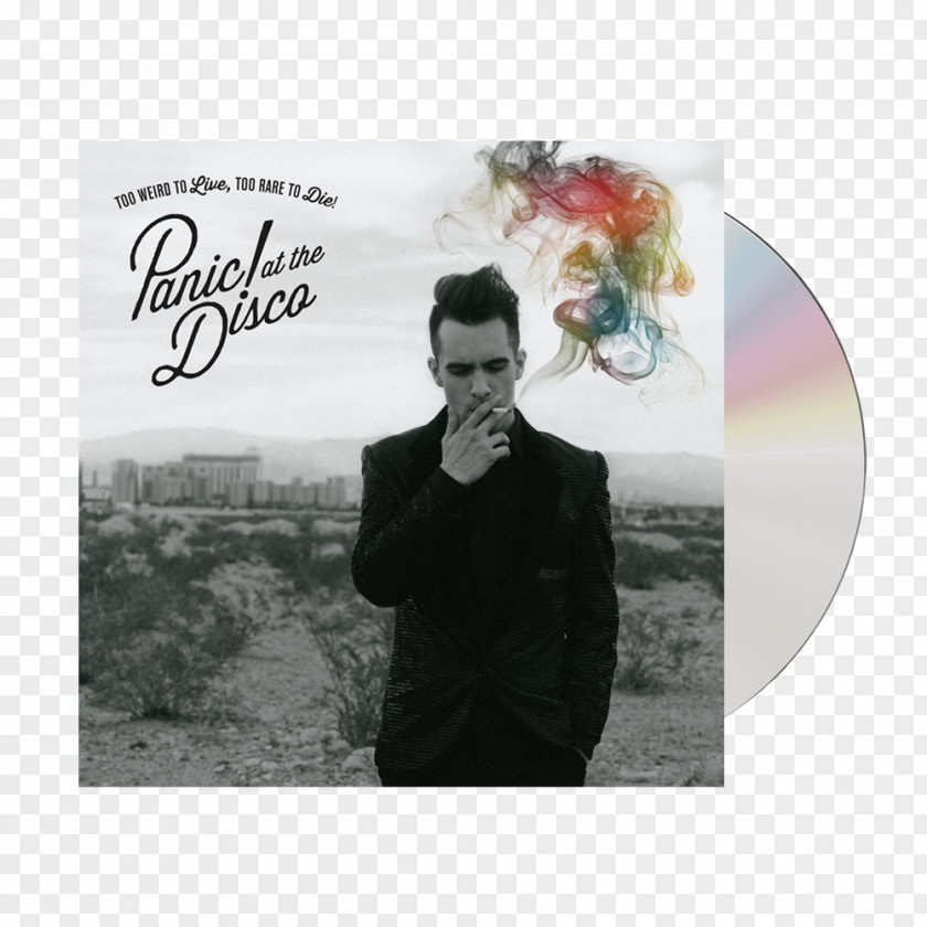 Too Weird To Live, Rare Die! Panic! At The Disco A Fever You Can't Sweat Out Phonograph Record Collar Full PNG