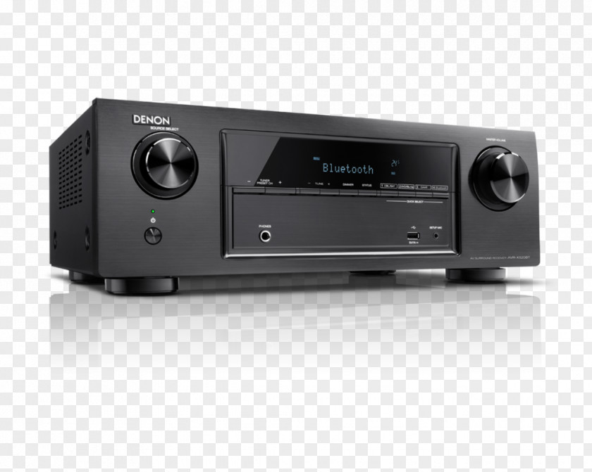 AV Receiver Denon AVR-X1300W Audio Home Theater Systems PNG