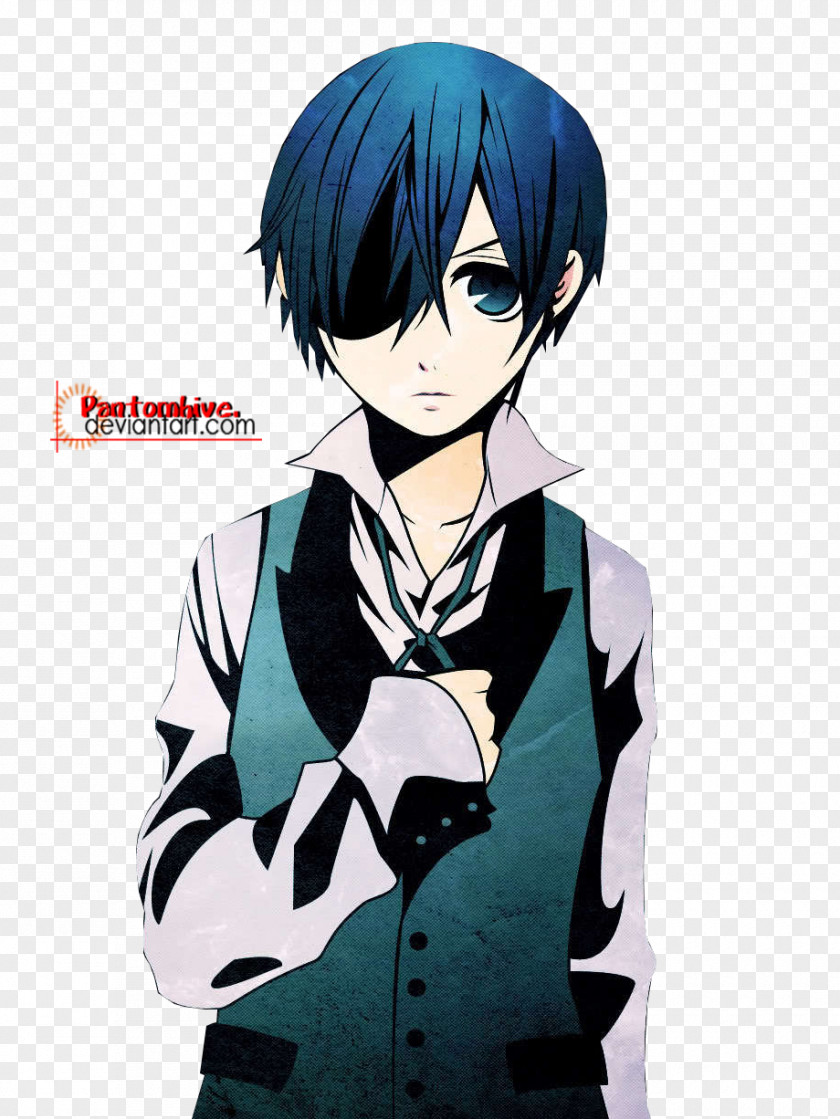 Ciel Phantomhive Black Butler Costume Cosplay PNG