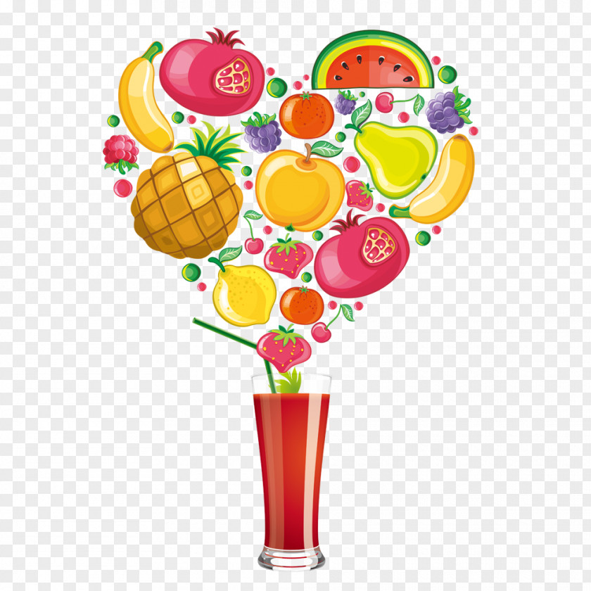 Creative Fruit Drinks Free Juice Smoothie Fruits Auglis PNG