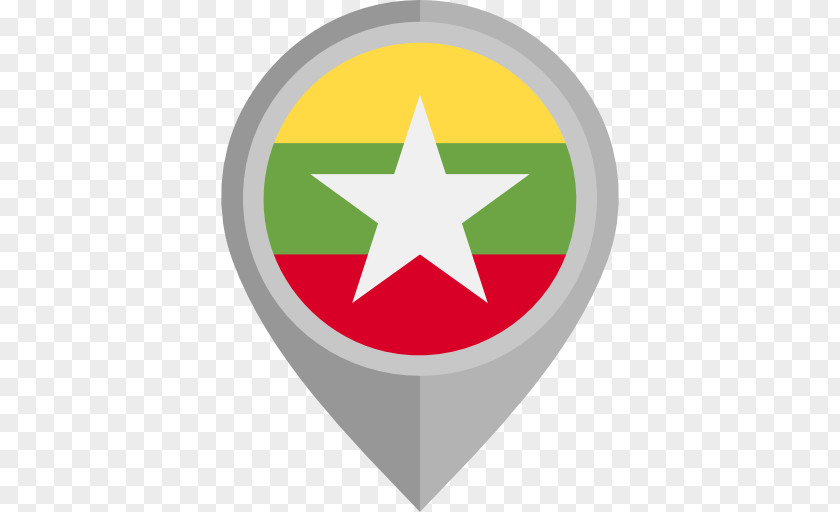 Flag Burma Of Myanmar National PNG