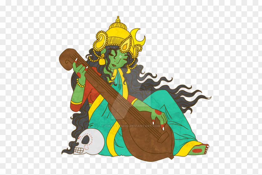 Matangi Mahavidya Devi Art Deity PNG