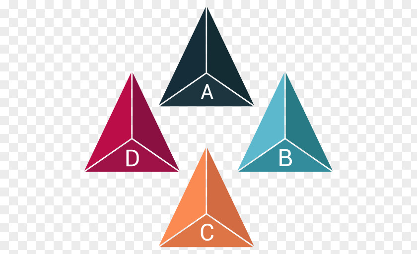 Pyramid Triangle Drawing PNG