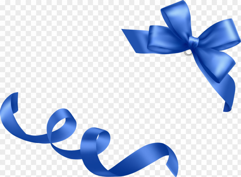 Ribbon Blue Clip Art PNG