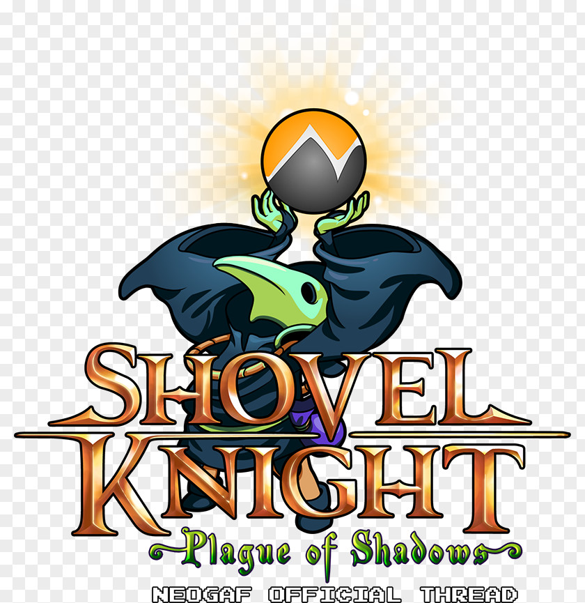 Shovel Knight Logo Character Font PNG