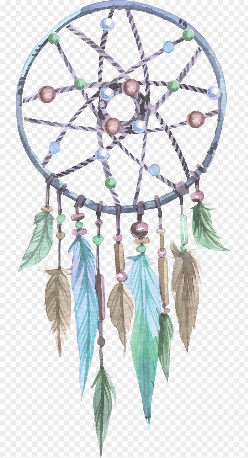 Vector Painted Dreamcatcher Wedding Invitation Birthday Craft PNG