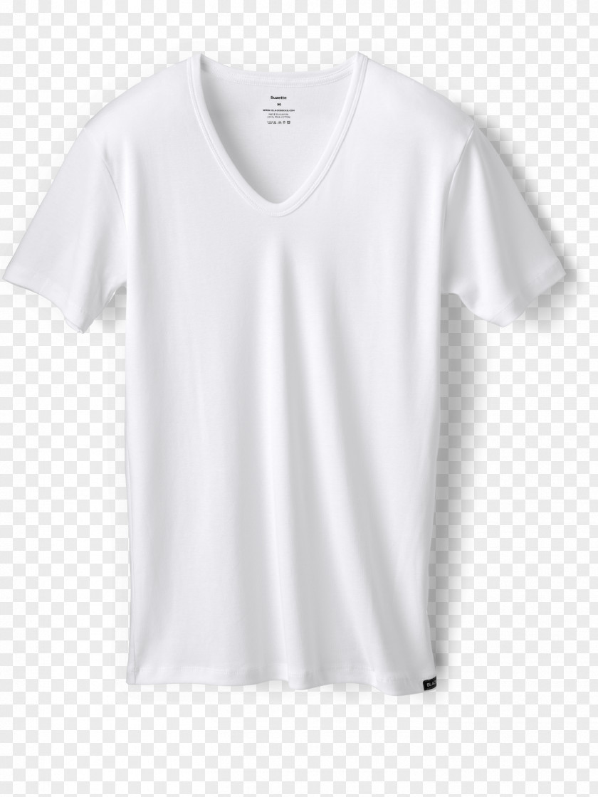 White Shirt T-shirt Undershirt Neckline Sleeve PNG