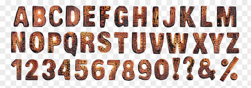 Wood Font Block Letters Brand PNG