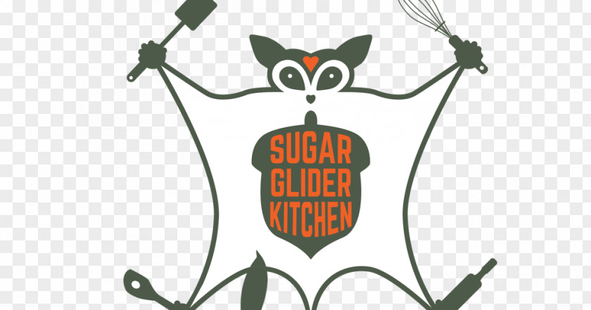 Animated Sugar Glider Pastry Chef Food Baking Literary Cookbook PNG
