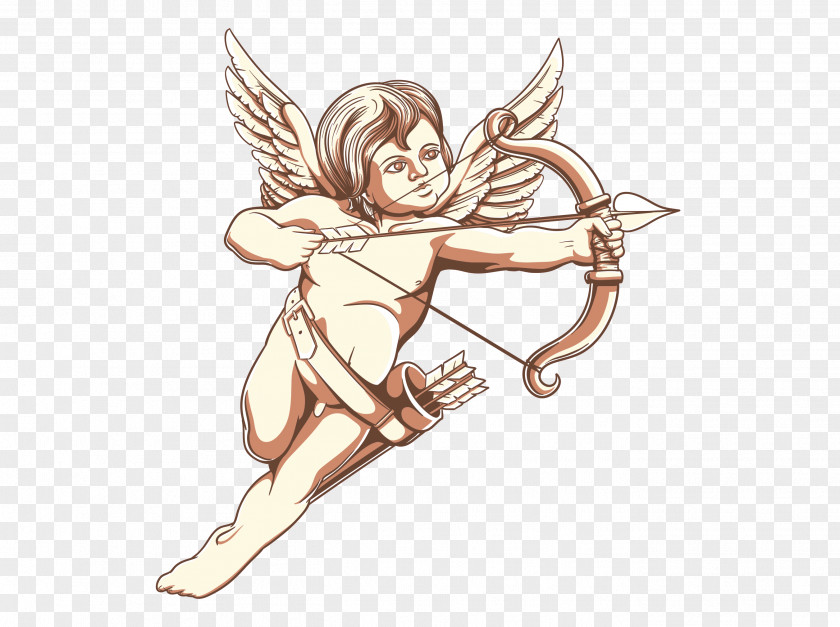 Cupid Cherub Illustration PNG