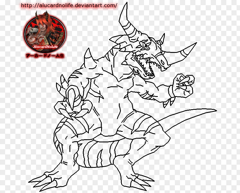 Digimon Data Squad Line Art Agumon MetalGreymon Drawing PNG