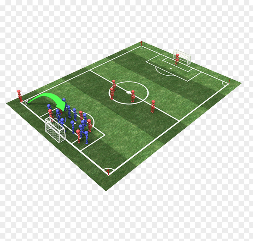 Football Field Pitch 3D Computer Graphics Sport PNG