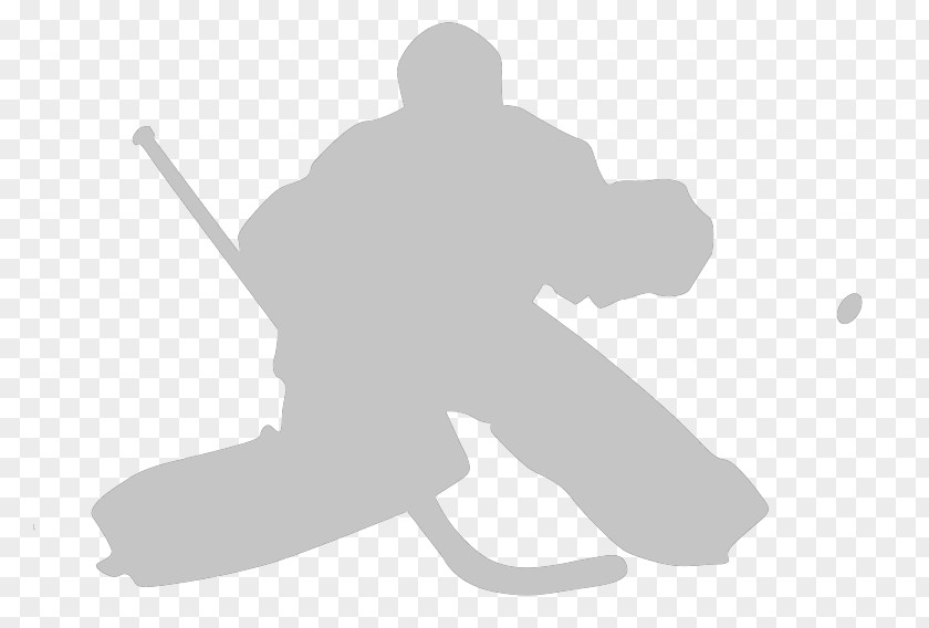 Hockey Goalie Finger Line Silhouette Angle PNG