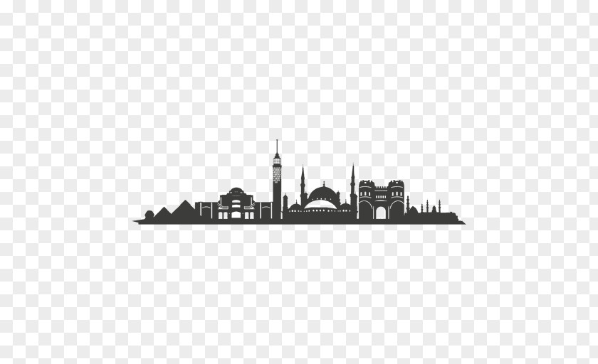 Tokyo Tower Cairo Skyline Silhouette PNG