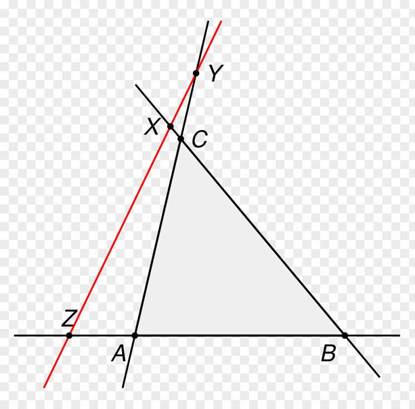 Triangle Menelaus's Theorem Geometry PNG