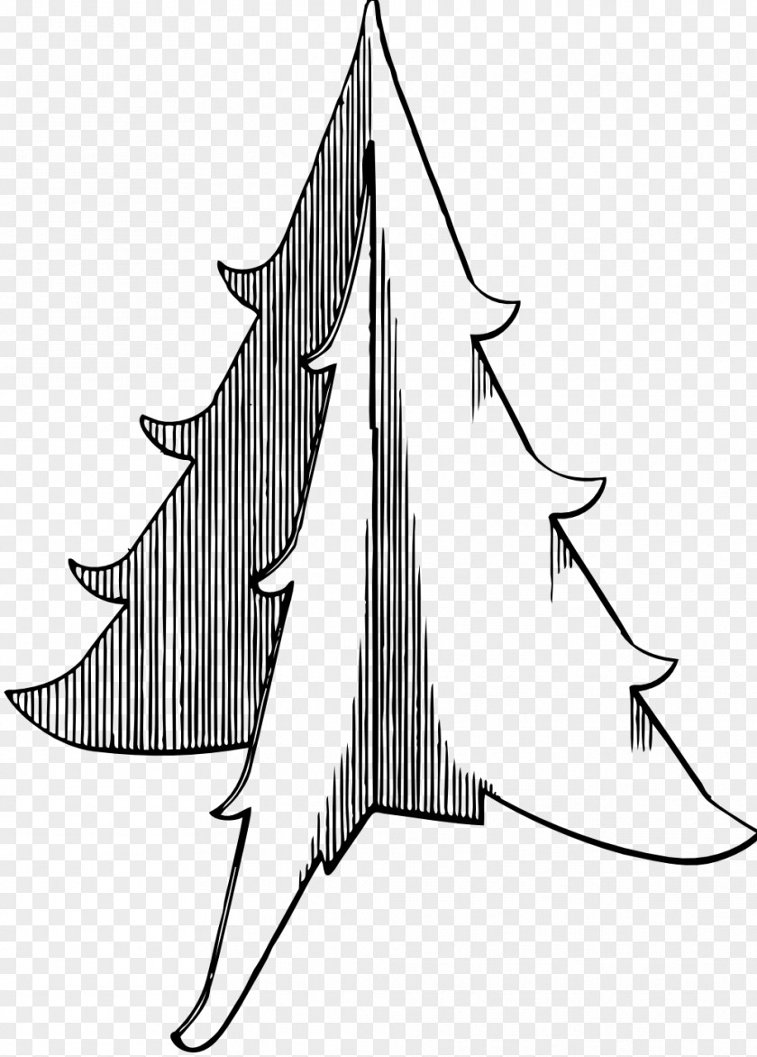 Leaf Line Art White Clip PNG