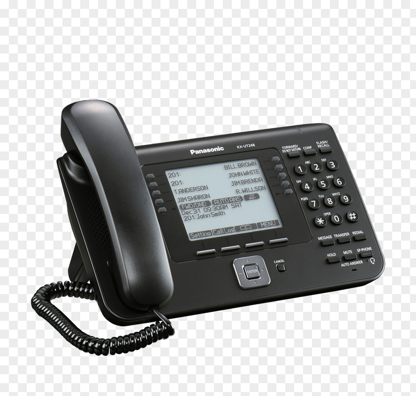 Panasonic Phone Business Telephone System KX-UT248NE Executive SIP Session Initiation Protocol IP PBX PNG