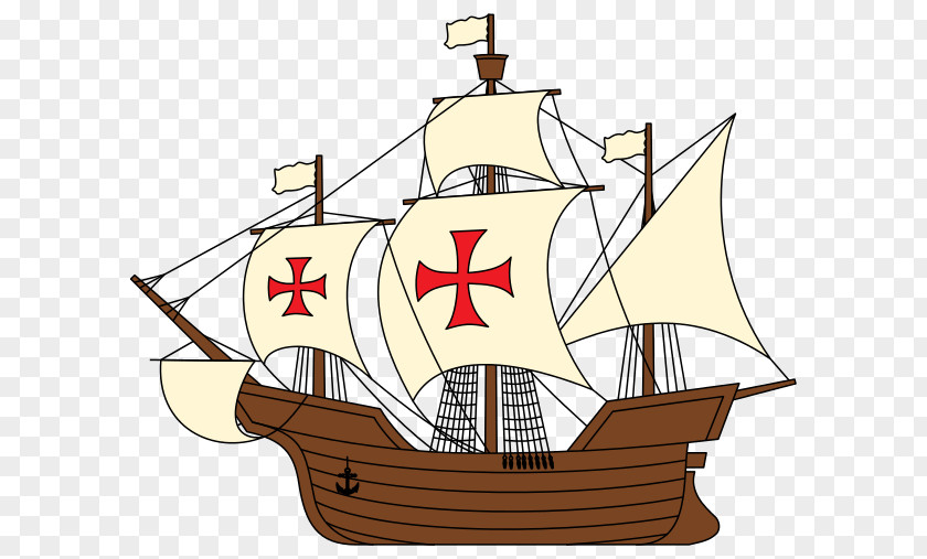 Ship Caravel Heraldry Clip Art PNG