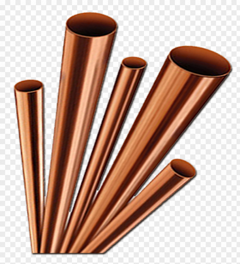 Silver Copper Pipe Metal Welding Industry PNG