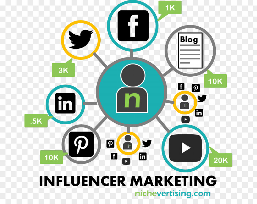 Social Media Marketing Influencer PNG