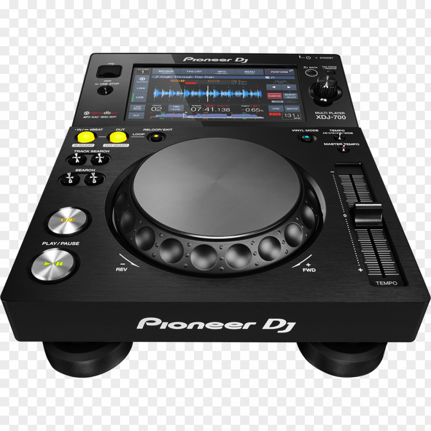 Disc Jockey Pioneer DJ CDJ Controller Media Player PNG