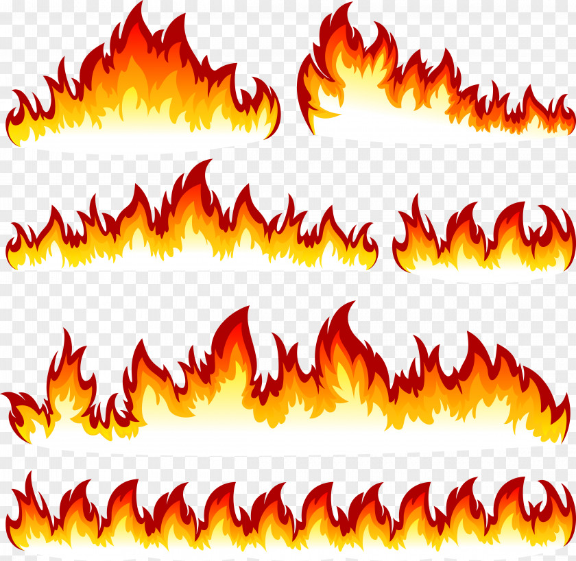Fire Flame Combustion Illustration PNG