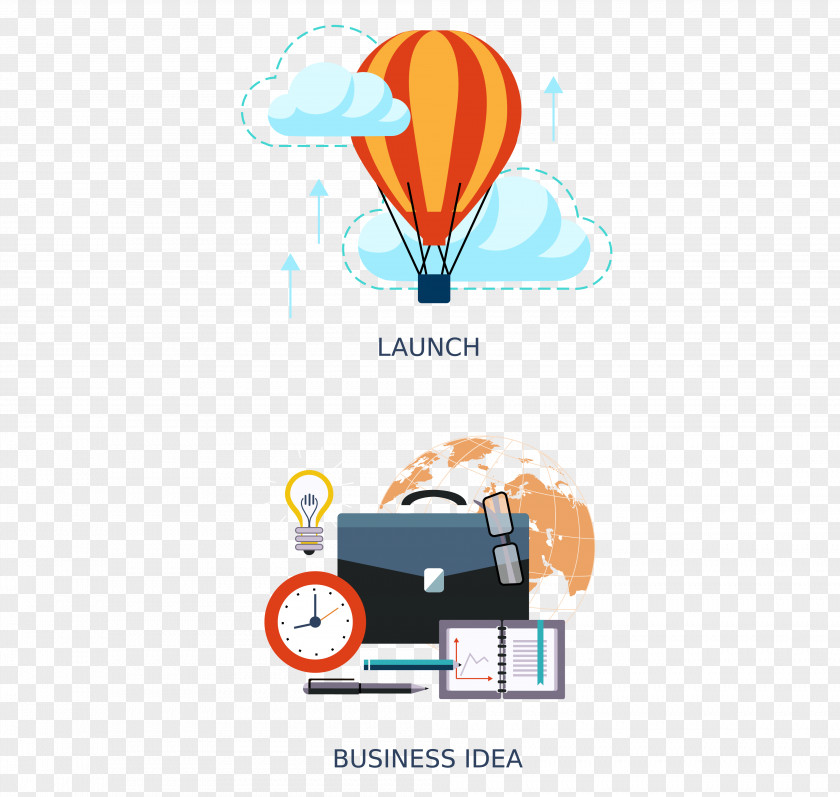 Flat Business Icons Design Icon PNG