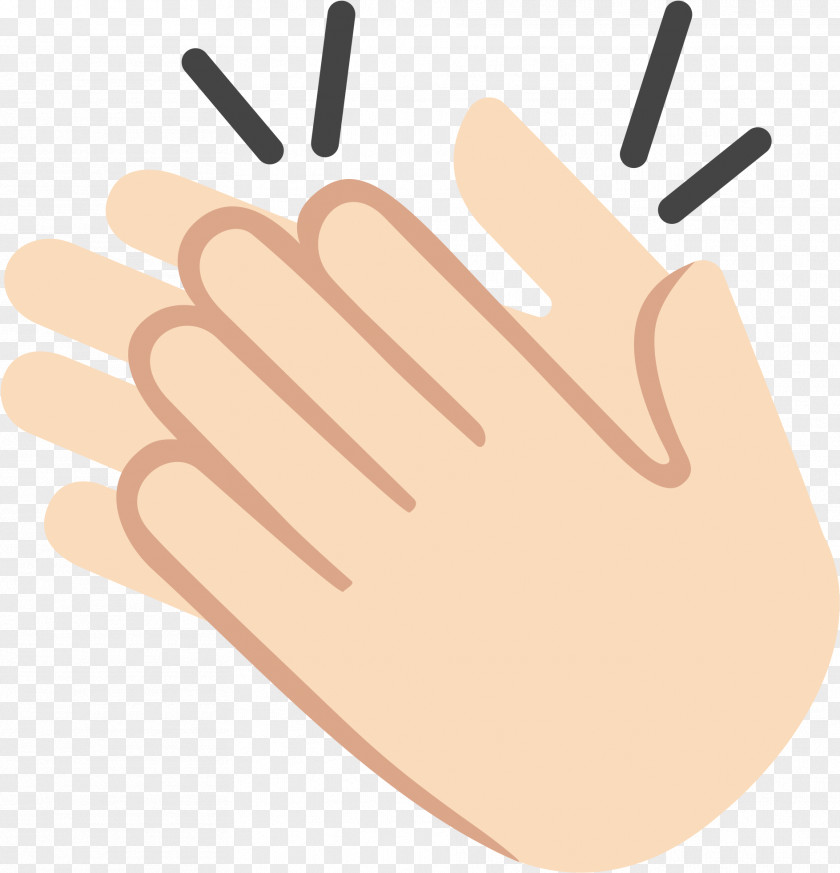 Glove Nail Clapping Emoji PNG
