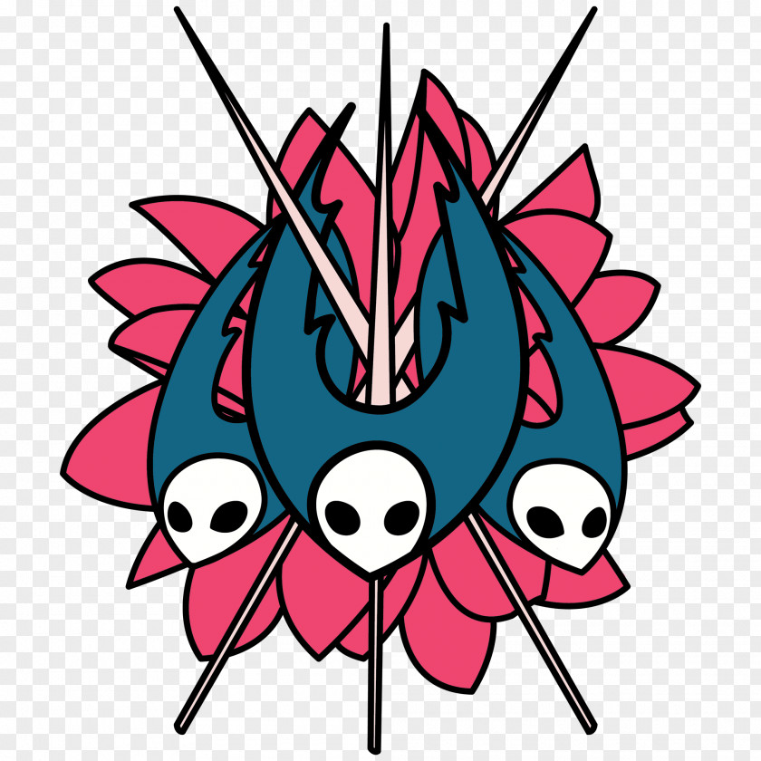 Magenta Pink Hollow Knight Pixel Art PNG