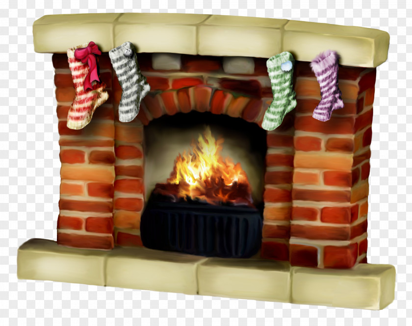 Stove Santa Claus Christmas Fireplace Clip Art PNG