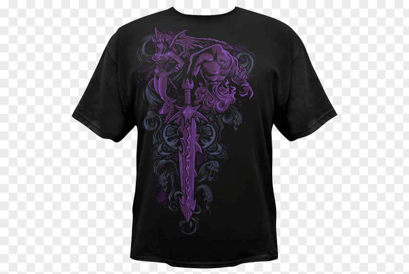 T-shirt World Of Warcraft: Legion Death Knight Worgen Jinx PNG