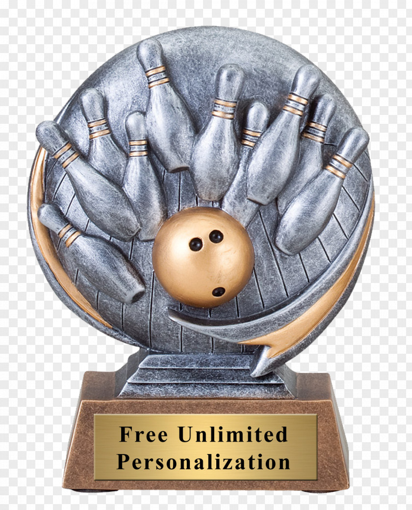 Trophy Award Bowling League Medal PNG