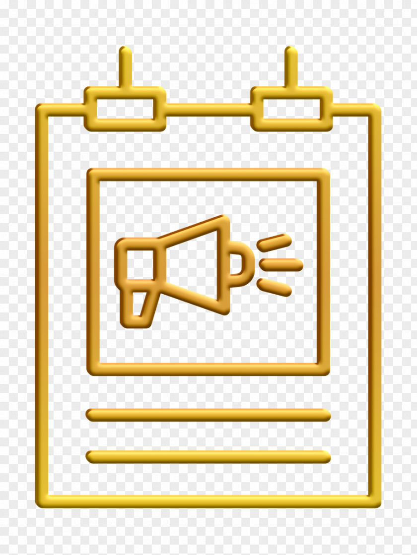Advertising Icon Poster PNG