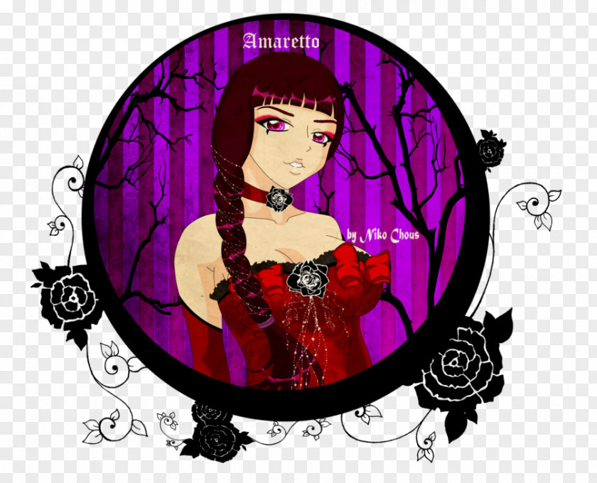 Amaretto Business Emily The Strange Goth Subculture Illustration Cartoon Image PNG