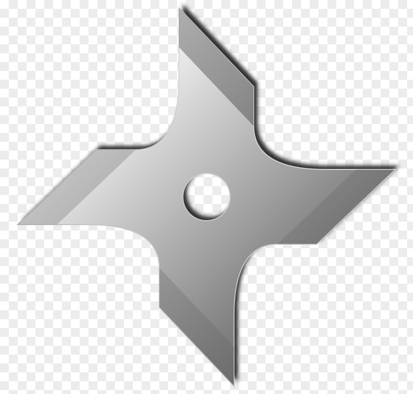 Cartoon Ninja Darts Shuriken Clip Art PNG