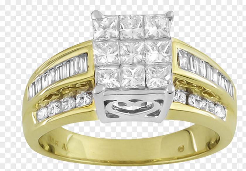 Diamond Ring Wedding Gold PNG