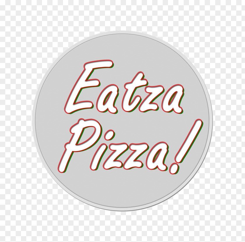 Eating Pizza Brand Font Logo Maroon PNG