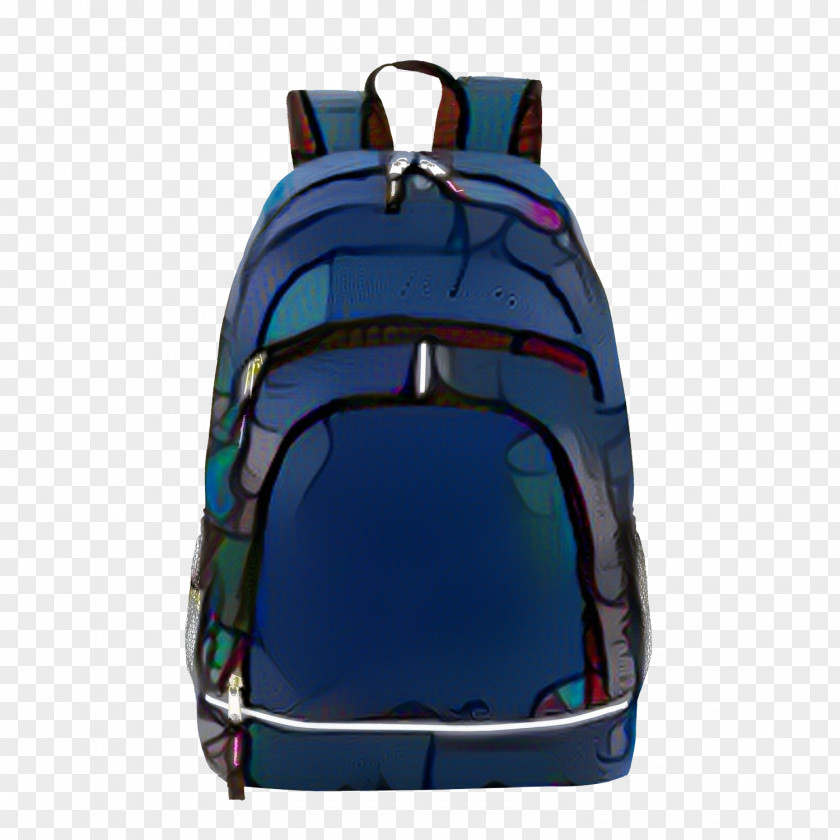 Electric Blue Footwear Backpack Cartoon PNG