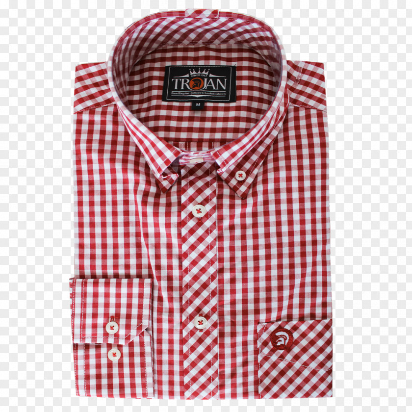 Gingham Checks Dress Shirt Clothing Warsaw Collar PNG