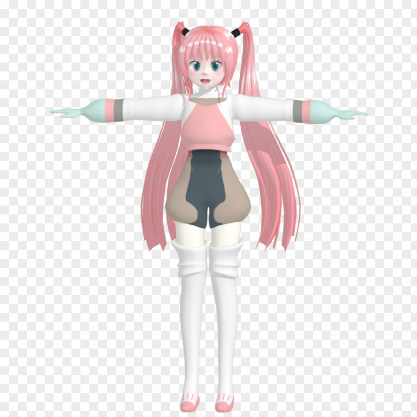 Tone Rion Vocaloid MikuMikuDance Model Figurine PNG