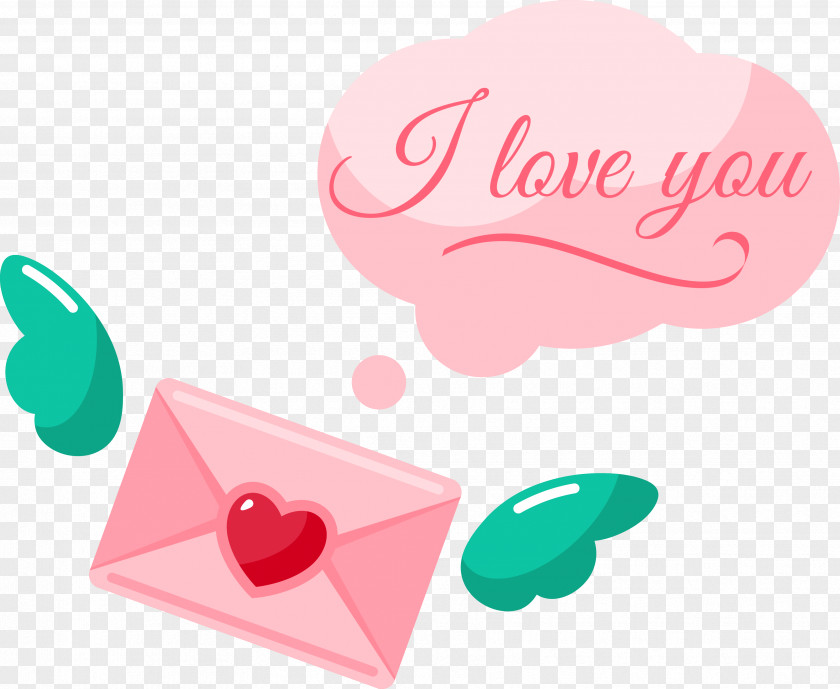 Cartoon Cute Pink Envelope PNG