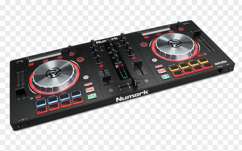 Compact Disk DJ Controller Disc Jockey Audio Mixers Numark Industries PNG