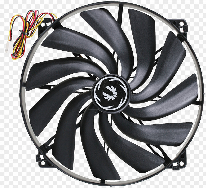 Computer Cases & Housings BitFenix Co. Ltd. Spectre All Black 200mm Case Fan System Cooling Parts PNG