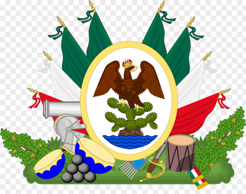 Long First Mexican Empire Flag Of Mexico War Independence PNG