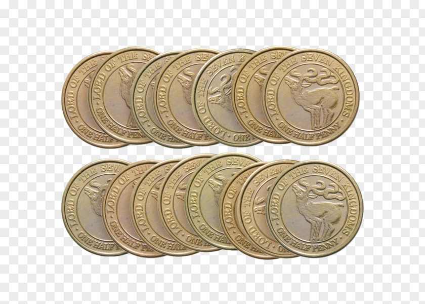 Nickle Five Pennies Coin A Game Of Thrones Halfpenny Video Games PNG